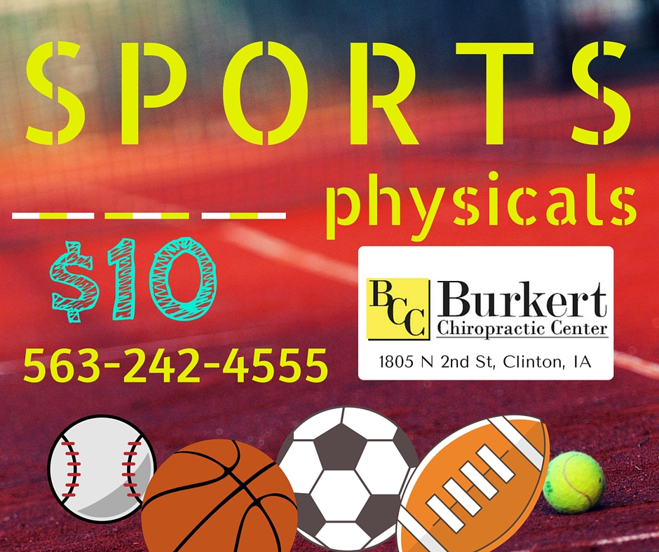 chiropractor sports physicals near me